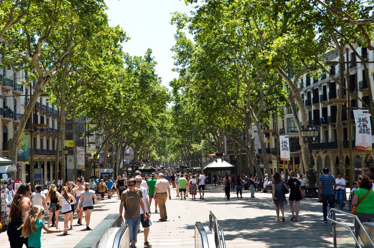 Las Ramblas, Barcelona.