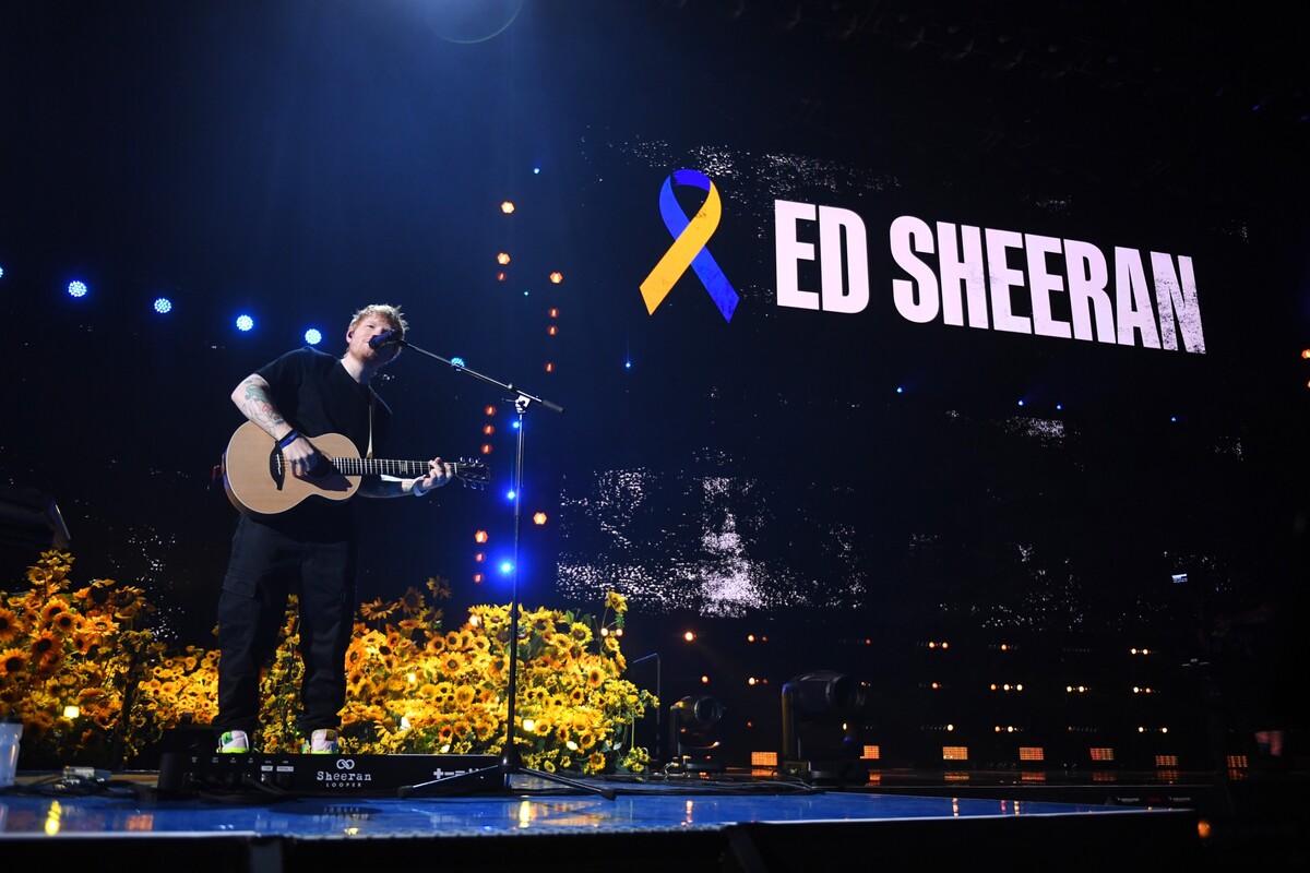 Válka na Ukrajině Ed Sheeran