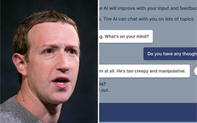 Umelej inteligencie sa pýtali, čo si myslí o svojom tvorcovi Zuckerbergovi: „Je desivý a manipulatívny.“
