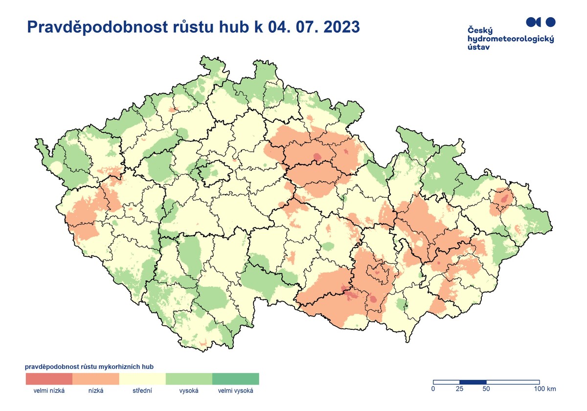 ČHMU, houby