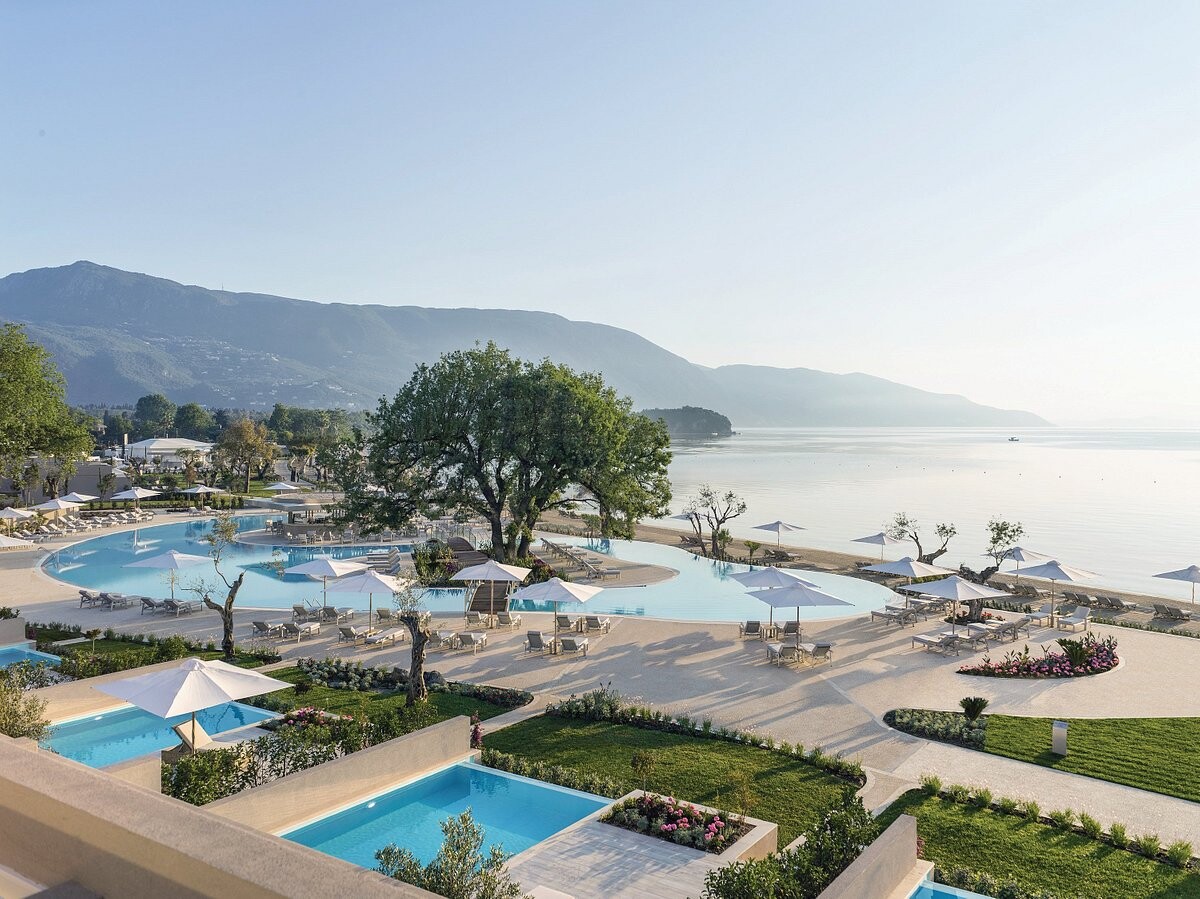 Hotel Ikos Dassia na gréckom ostrove Korfu.