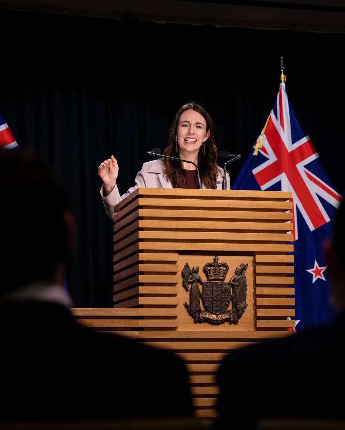 Jacinda Ardernová Ardern Nový Zéland premiérka 
