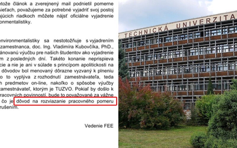 Odmietol učiť na protest proti vláde, teraz mu pohrozili výpoveďou. Docent zo Zvolena predtým vyhlásil občiansku neposlušnosť.