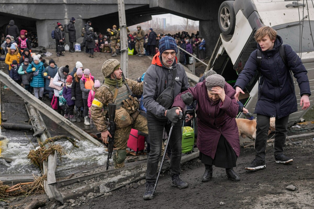 Vojna na Ukrajine. Ilustračná fotografia.