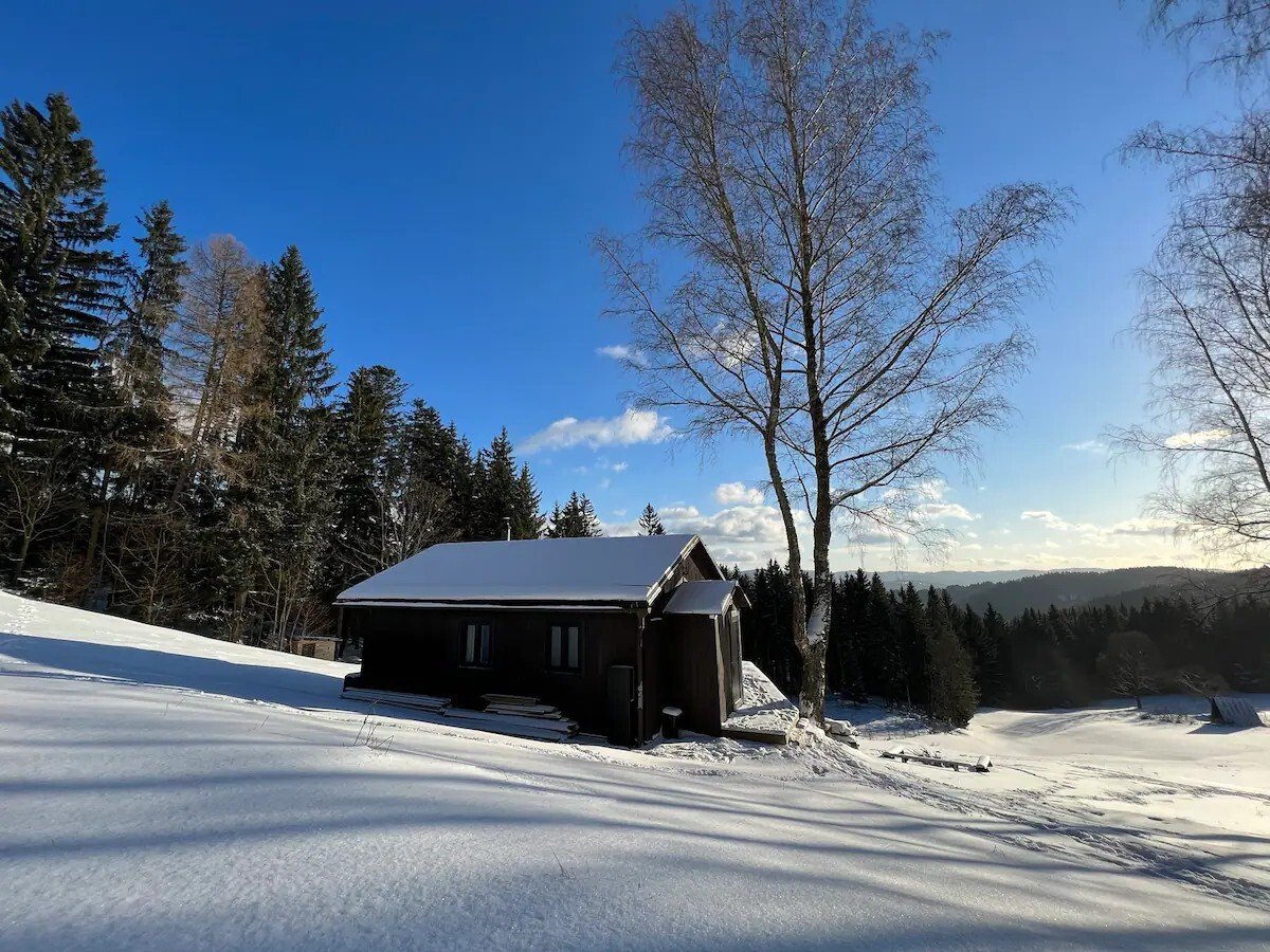 airbnb, chata, česko 