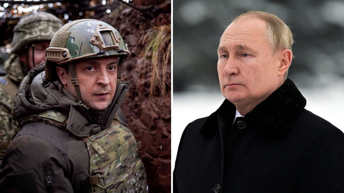 Zelenskyj, Putin, vojna, Ukrajina, rusko-ukrajinsky konflikt