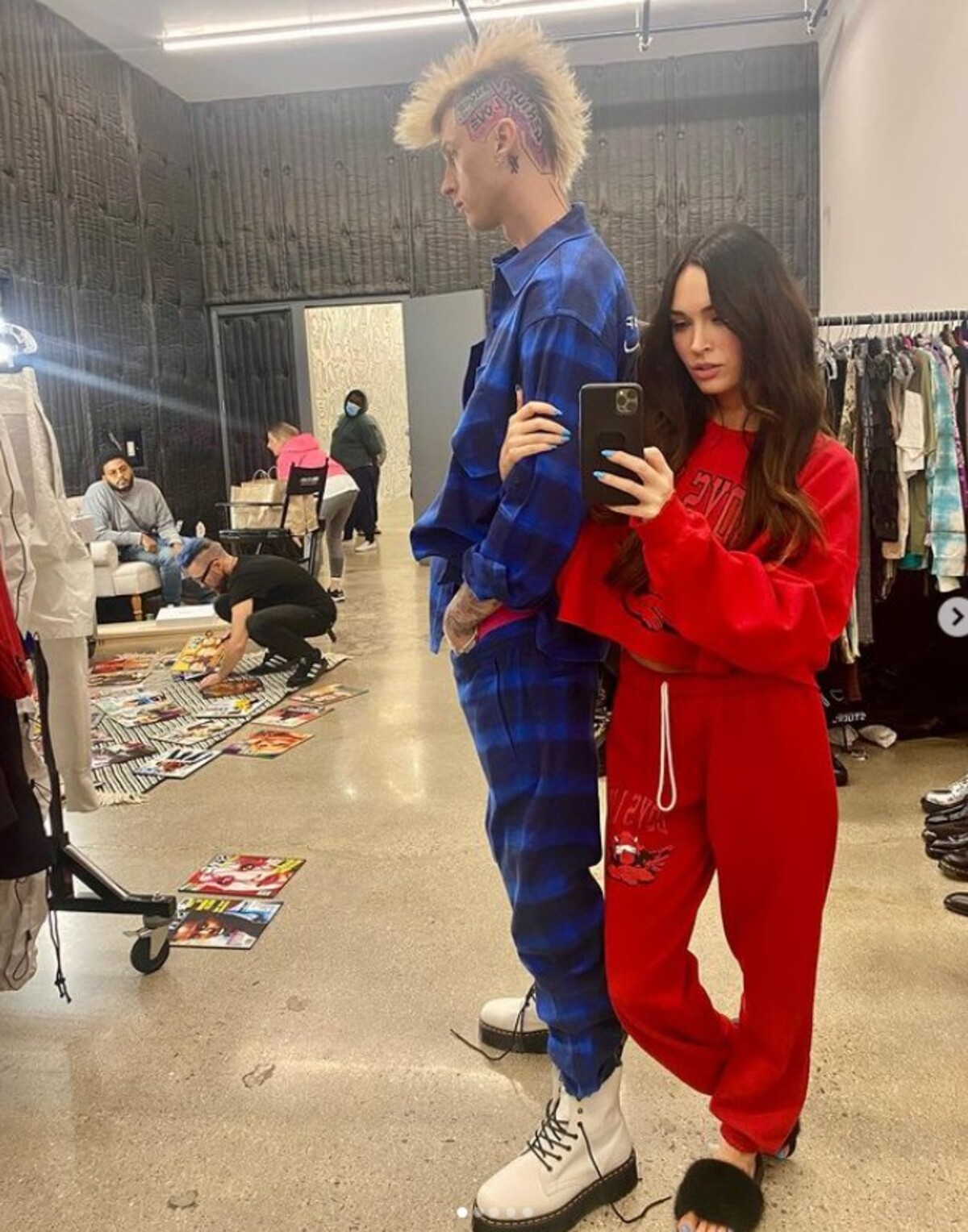 Machine Gun Kelly a Megan Fox.