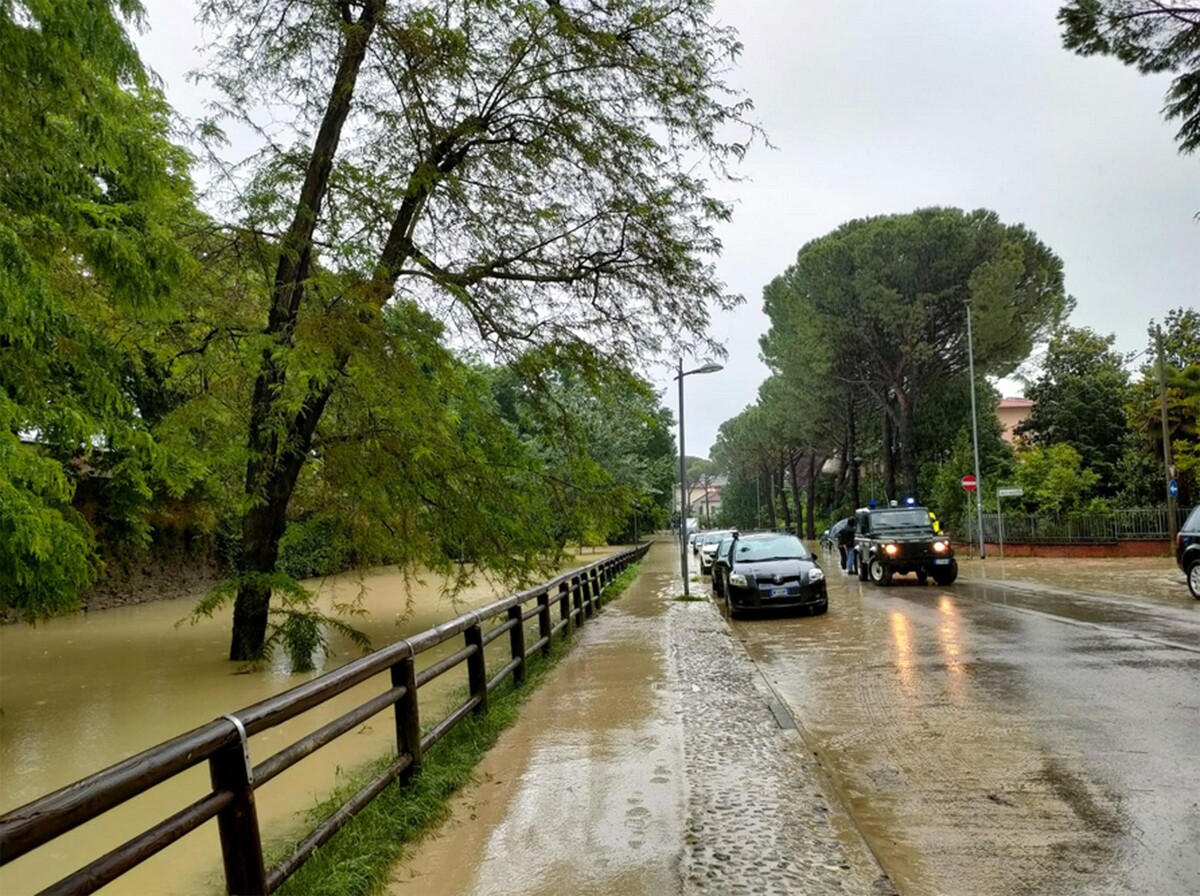 Povodně na severu Itálie.