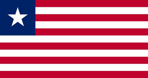V Africe se také nachází „malá Amerika“ a náleží jí tato vlajka. Jak se stát jmenuje oficiálně?