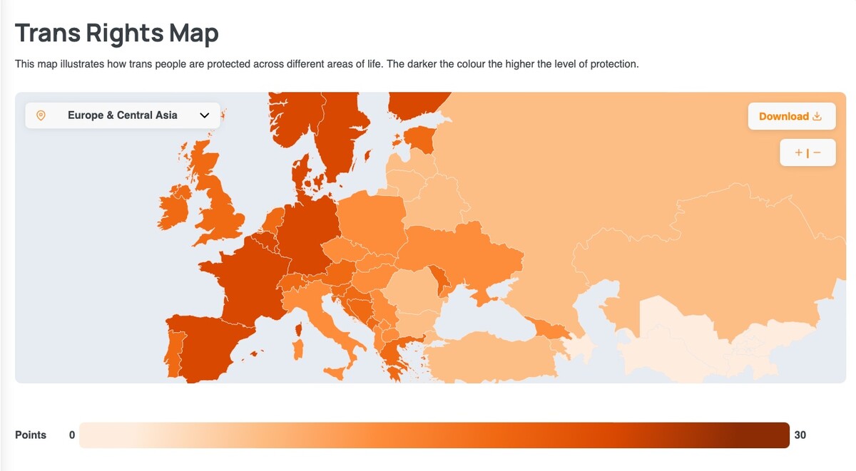 mapa slovenska trans ludia