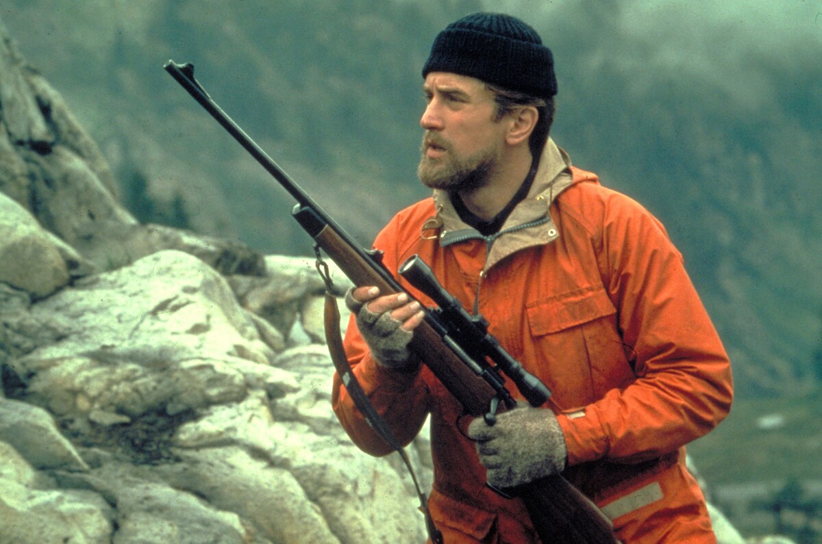 Robert De Niro vo filme Deer Hunter.