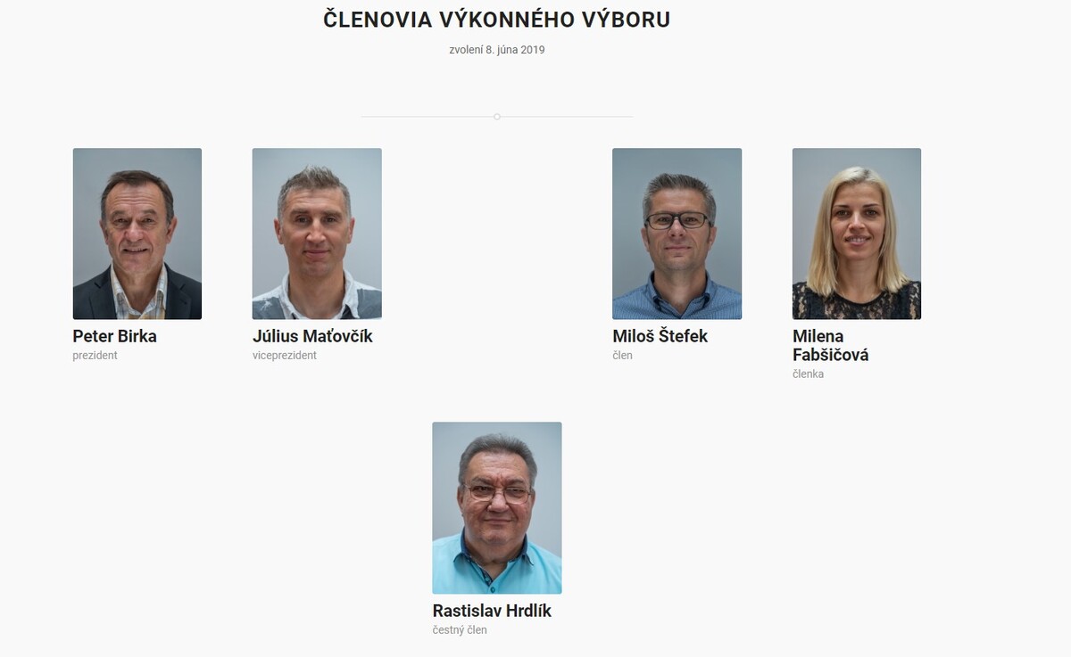 Členovia výkonného výboru (3. október 2022).