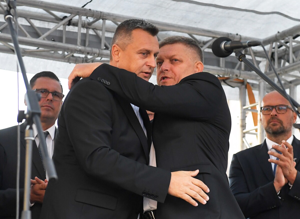 Andrej Danko a Robert Fico.