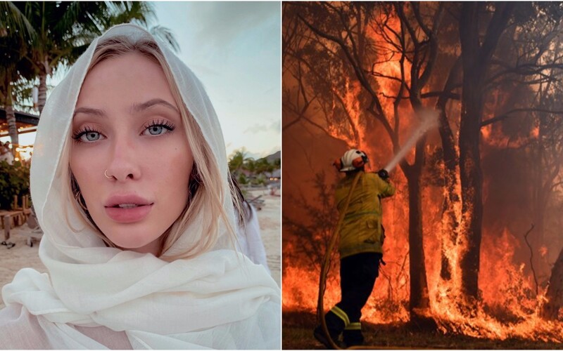 Američanka, která posílá své nahé fotky za příspěvek pro hořící Austrálii, už výzvu odvolala. Žádosti nestíhá vyřizovat.
