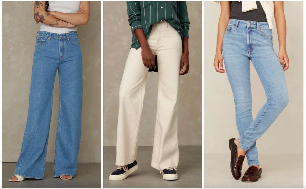 Rovnako nás zaujali aj voľné rozšírené džínsy JANE z organickej bavlny či džínsy JANE SAILOR v odtieni ECRU, ktoré tvorí recyklovaná bavlna a organická bavlna. Pre fashionistky, ktoré si potrpia skôr na úzke línie, zase odporúčame model CHRISTINA HIGH.