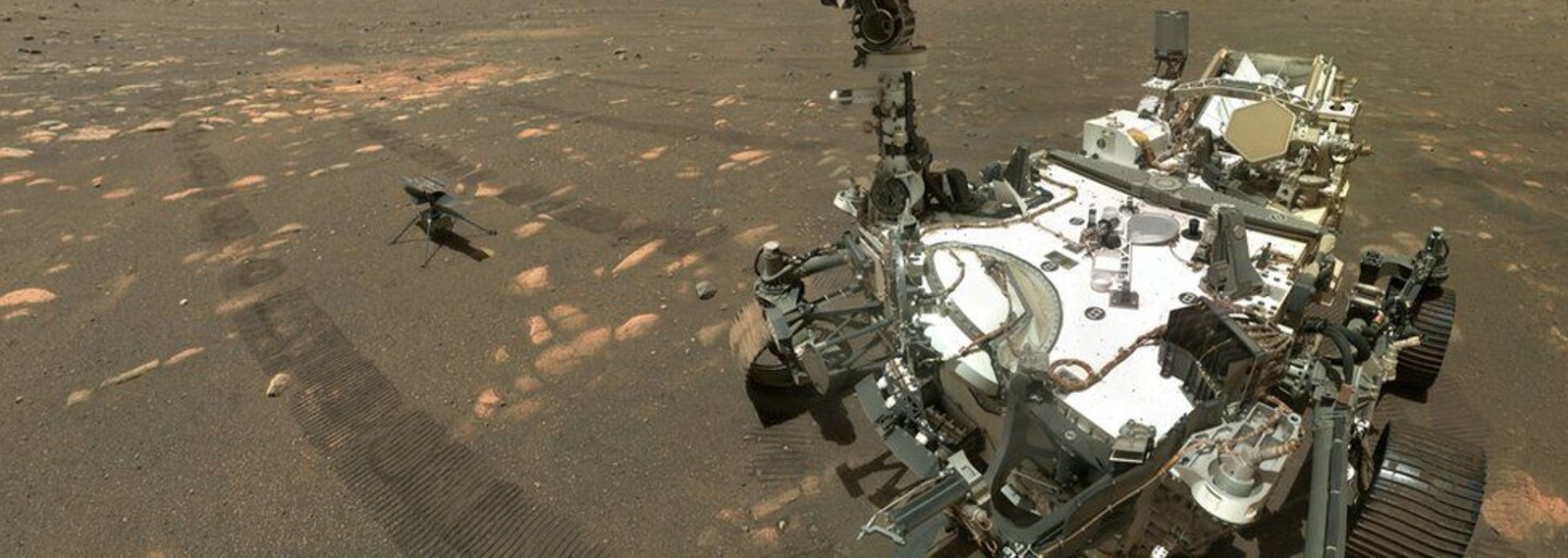 Ďalšia historická chvíľa: NASA na Marse úspešne vzlietla aj pristála s mini helikoptérou Ingenuity