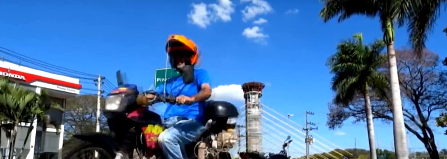 Rozloučíme se benzinem a naftou? Ekologický motocykl z Brazílie ujede na litr vody i 500 kilometrů