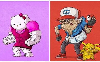 Darth Vader, Pikachu nebo Hello Kitty. Jak by vypadaly jejich zestárlé či svalnaté verze? Darth Vader, Pikachu nebo Hello Kitty. Jak by vypadaly jejich zestárlé či svalnaté verze?
