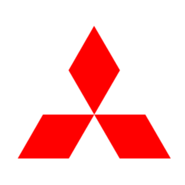 Na obrázku vidíš logo Mitsubishi. Vieš, z čoho je vytvorené?