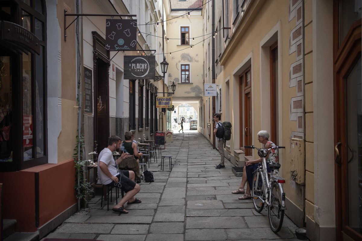 Ulice Plachého, kde najdeš Plachý Café.