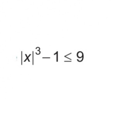 Koľko celých čísel je riešením nerovnice na obrázku?