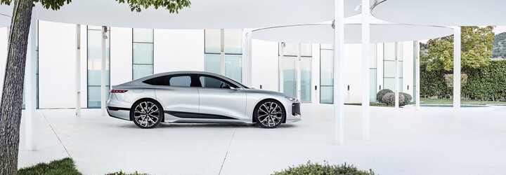 Elektrické Audi A6 ponúkne pôsobivý vzhľad a schopnosť nabiť až 100 kWh batérie za menej ako 25 minút