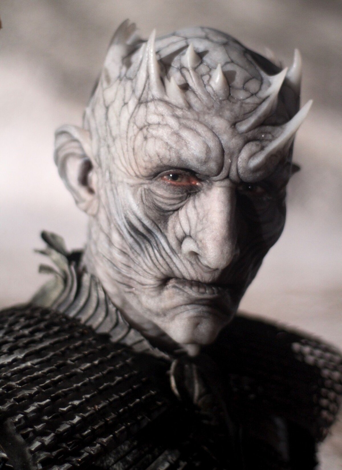 Vladimír Furdík v maske Night Kinga v seriáli Game of Thrones. 