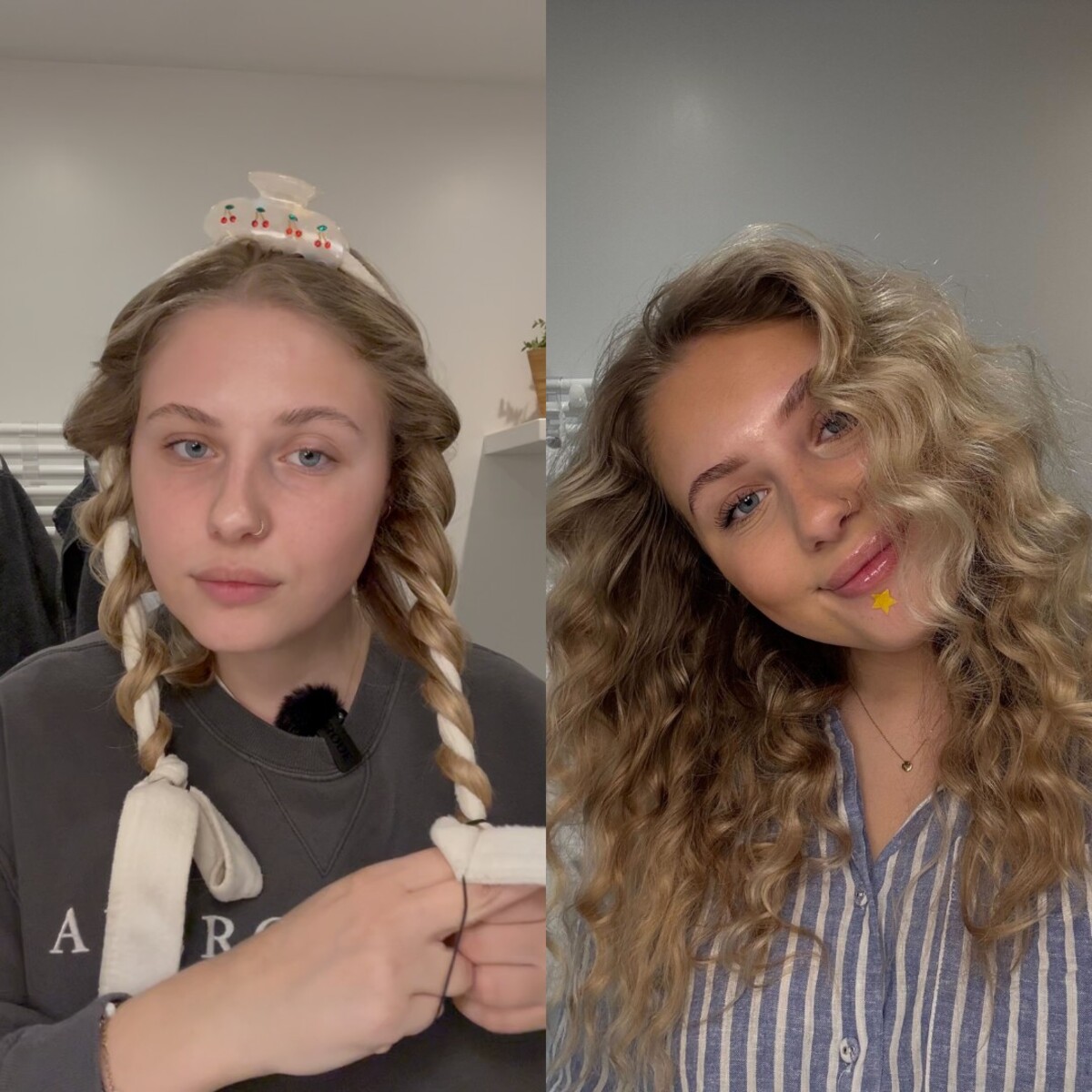 heatless curls