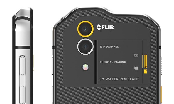 První smartphone s vestavěnou termální kamerou Flir.&nbsp;