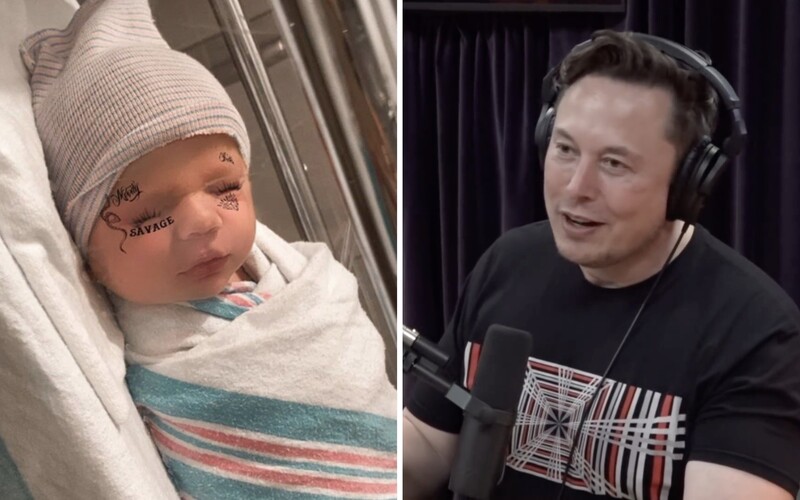 Elon Musk byl opět hostem Joea Rogana, vysvětloval výslovnost jména svého dítěte. Pojmenoval ho X Æ A-12.