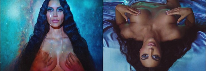 Kim Kardashian opäť nahá. V kampani pre vlastnú kozmetiku sa zakrýva len prstami