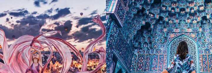 Fotografka zachycuje nejkrásnější ženy v šatech na nejkrásnějších místech naší planety
