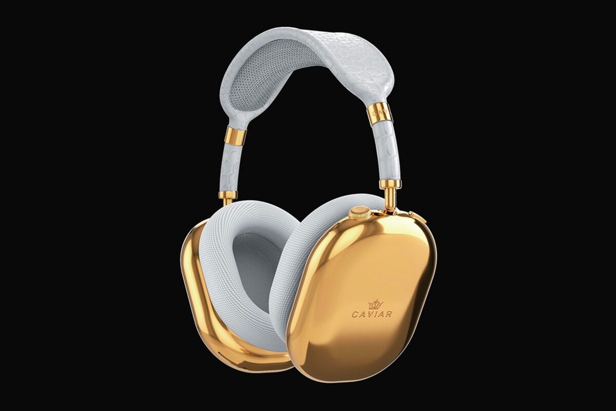 AirPods Max Gold Caviar white