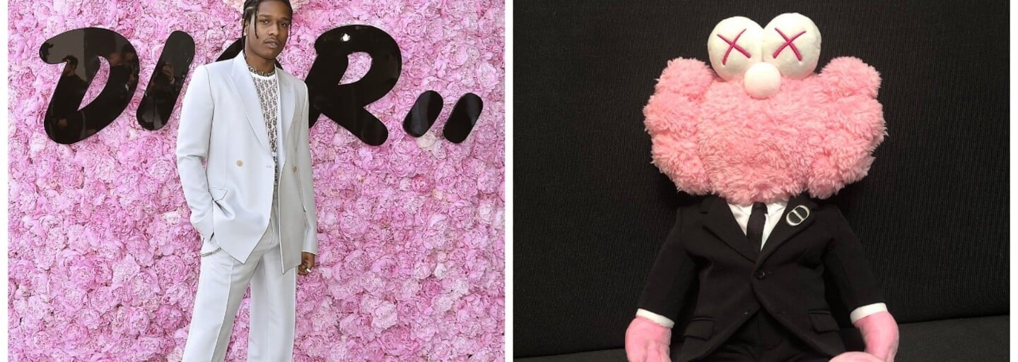 Dior pod vedením Kima Jonesa spája eleganciu a sofistikovanosť s humorom. Inštalácie a plyšové hračky od KAWSA sú fenomenálne
