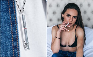 Dior představil náhrdelník ve tvaru zapálené cigarety. Za kovový vajgl chce 9 tisíc korun Dior představil náhrdelník ve tvaru zapálené cigarety. Za kovový vajgl chce 9 tisíc korun