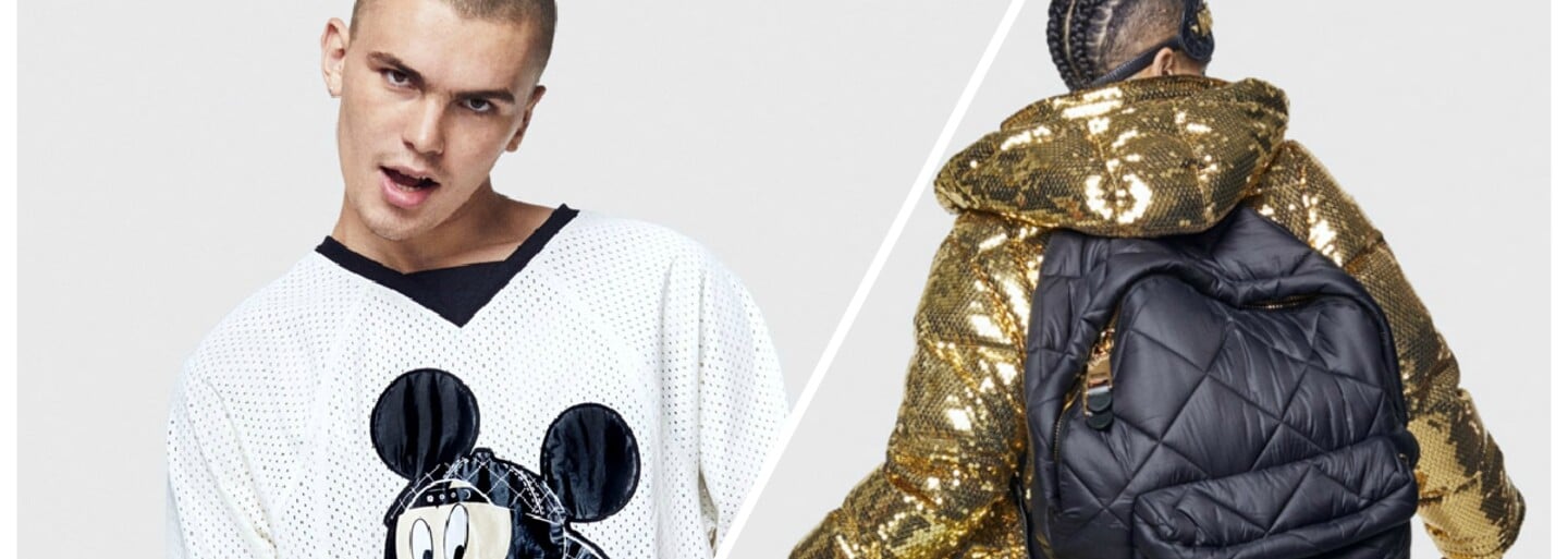Dizajnérska kolekcia H&M x Moschino prinesie potlače Goofyho, Mickey Mousa, logo MTV či obrovské batohy