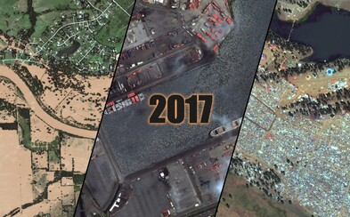 Důležité momenty roku 2017 na satelitních záběrech. Od genocidy v Myanmaru až po vyhladovělou Afriku Důležité momenty roku 2017 na satelitních záběrech. Od genocidy v Myanmaru až po vyhladovělou Afriku
