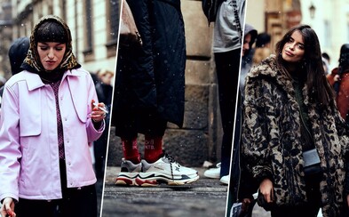 Drahé, no aj originálne. Také boli outfity ľudí v uliciach počas pražského Fashion Weeku Drahé, no aj originálne. Také boli outfity ľudí v uliciach počas pražského Fashion Weeku