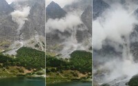 Dráma v Tatrách: blízko turistov na Chate pri Zelenom plese sa spustila kamenná lavína, natočili ju na video