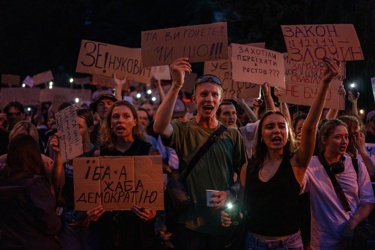 Protesty na Ukrajině