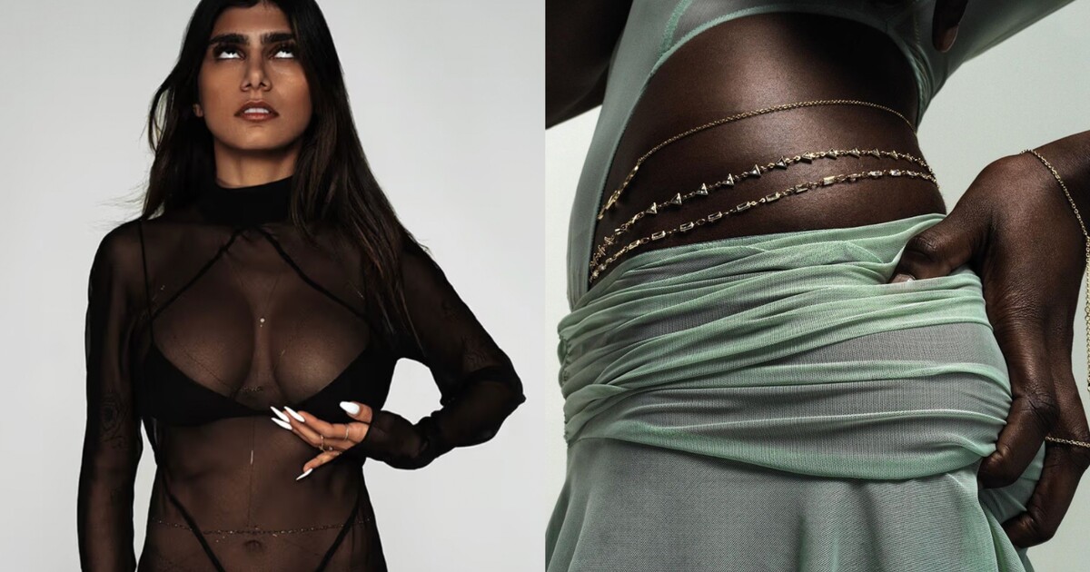 Bývalá pornohvězda Mia Khalifa představuje vlastní značku šperků. Cena začíná na 1 600 korunách