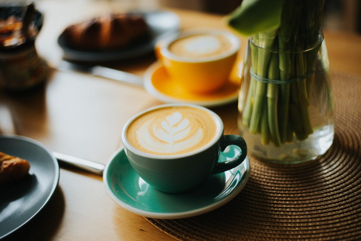 kapučíno, capuccino, káva, latte art 