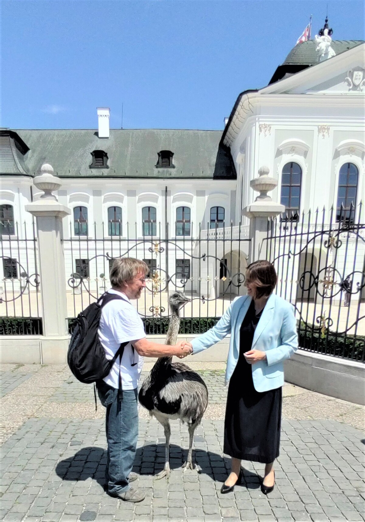 Janez Cetinvták nandu v Bratislave
