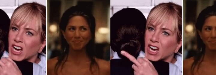 Internet reaguje na rozvod Brangeliny vtipnými obrázky Jennifer Aniston. Raduje se herečka v soukromí domova?