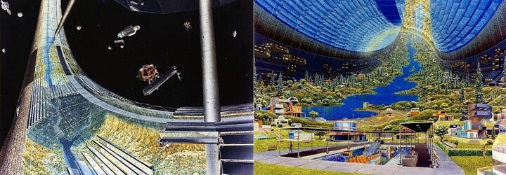 Jak si NASA představovala současnost? V roce 1975 si mysleli, že vesmírné kolonie budou každodenní realitou