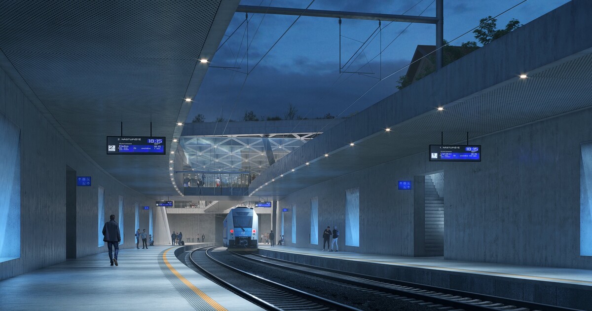 FOTO: Nádraží Veleslavín projde výraznou proměnou. Na pražské letiště se dostaneš podzemním vlakem