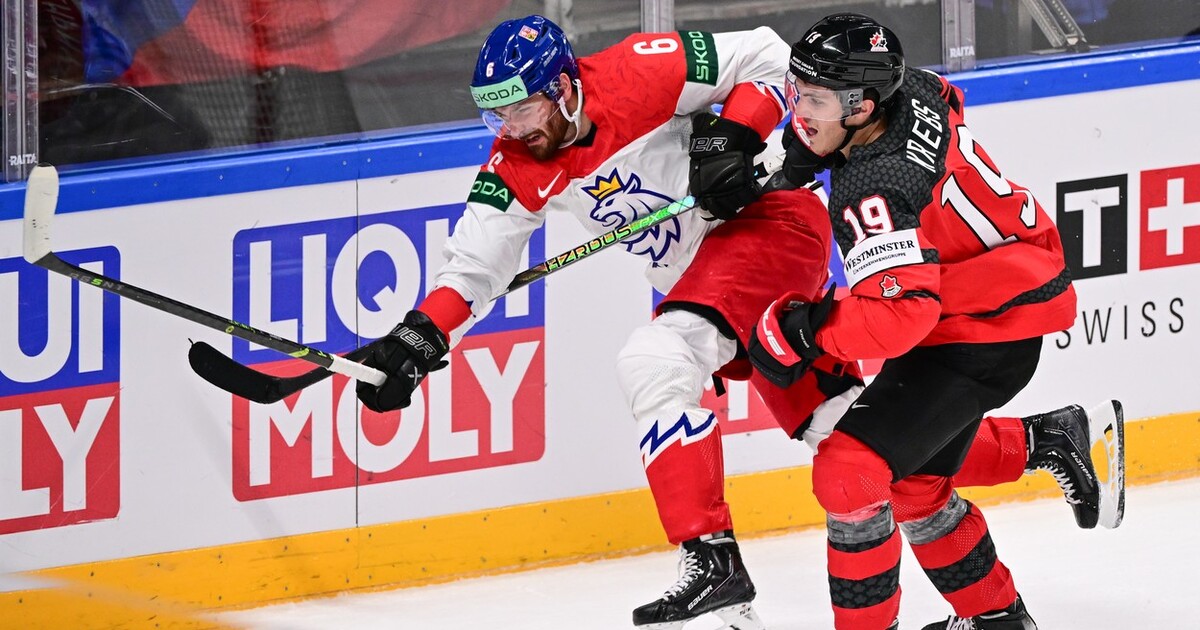 Česko sehrálo s Kanadou vyrovnanou partii, nakonec prohrálo 3:1. Čtvrtfinále sehraje se Švédskem