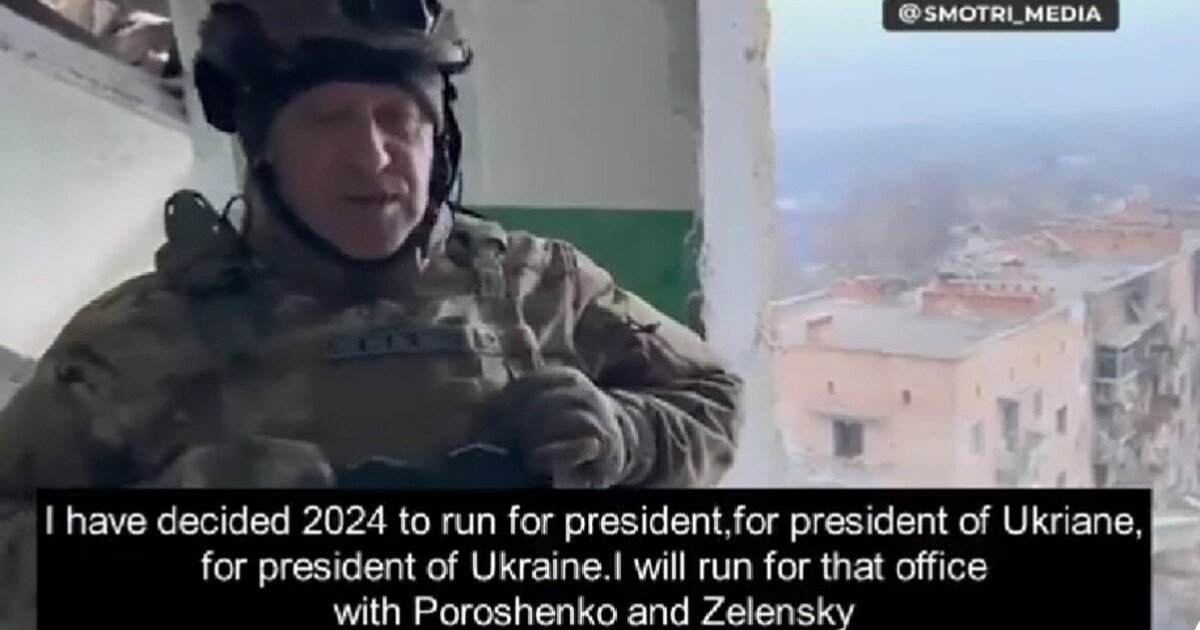 Šéf wagnerovců Prigožin: Chci kandidovat na prezidenta Ukrajiny. Oznámil to v „dramatickém“ videu