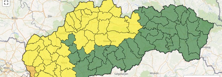 Víkend na Slovensku skomplikuje silný vietor, snehové záveje či povodne. Meteorológovia vydali výstrahu
