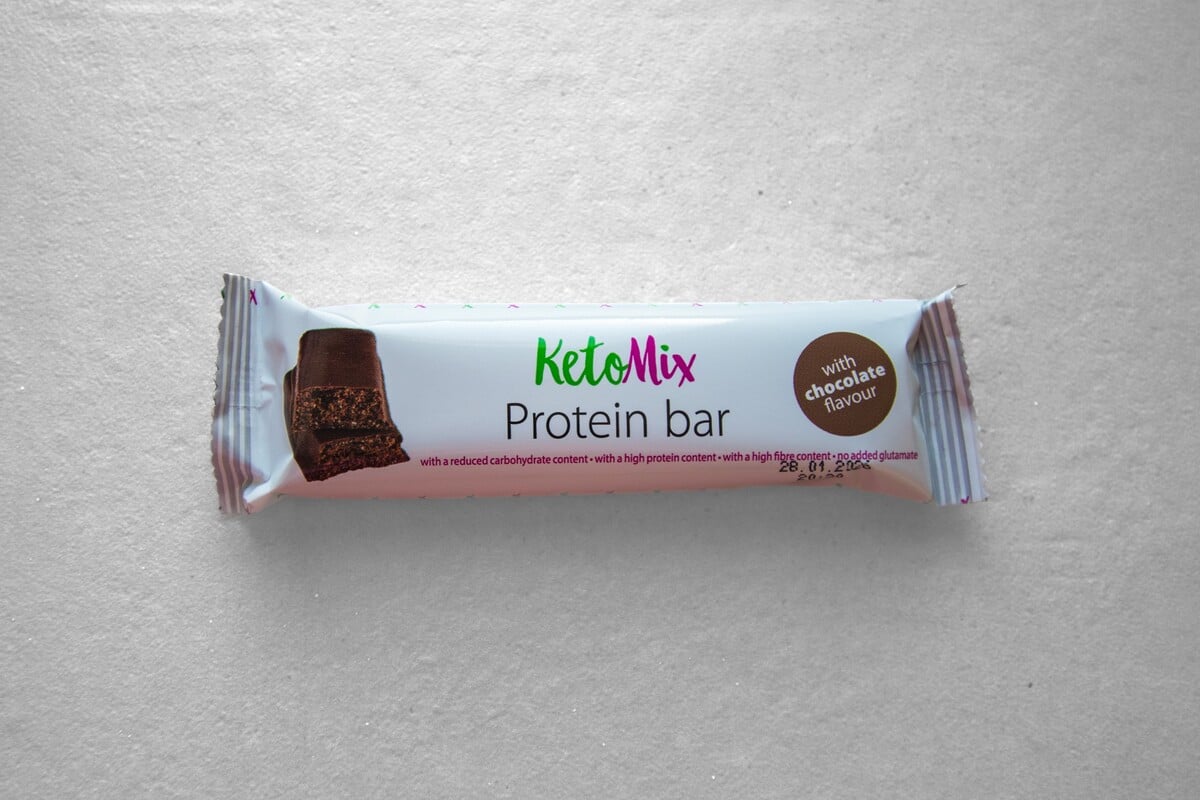 protein tyčinka test potravin